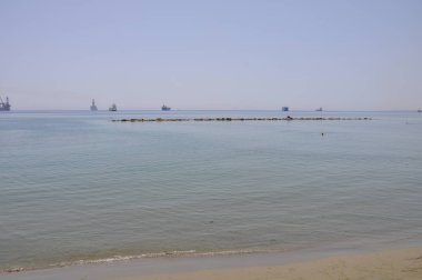 Kıbrıs'ta güzel Limasol Beach