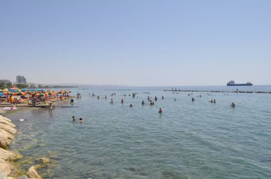 Kıbrıs'ta güzel Limasol Beach