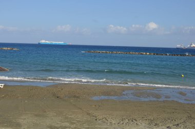 Kıbrıs'ta güzel Limasol Beach