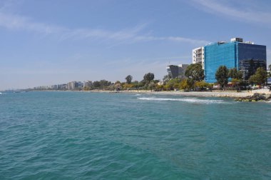 Kıbrıs'ta güzel Limasol Beach