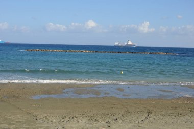 Kıbrıs'ta güzel Limasol Beach