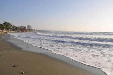 Kıbrıs'ta güzel Limasol Beach