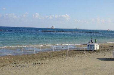 Kıbrıs'ta güzel Limasol Beach