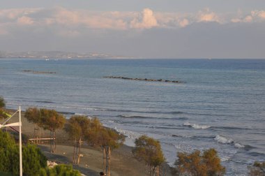 Kıbrıs'ta güzel Limasol Beach