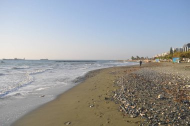 Kıbrıs'ta güzel Limasol Beach