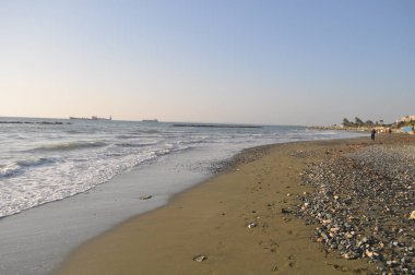 Kıbrıs'ta güzel Limasol Beach