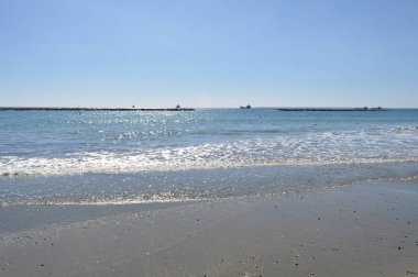 Kıbrıs'ta güzel Limasol Beach