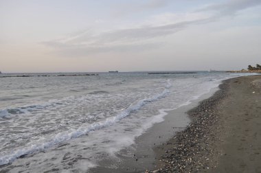 Kıbrıs'ta güzel Limasol Beach