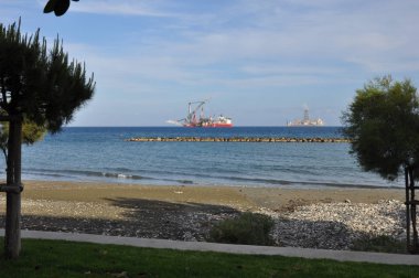 Kıbrıs'ta güzel Limasol Beach