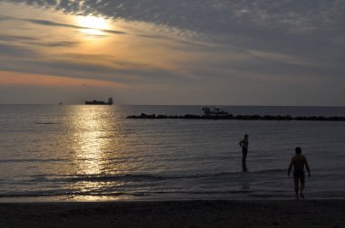 Kıbrıs'ta güzel Limasol Beach