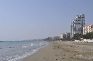 Kıbrıs'ta güzel Limasol Beach