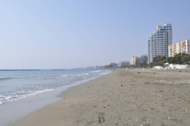 Kıbrıs'ta güzel Limasol Beach