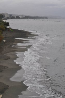 Kıbrıs'ta güzel Limasol Beach