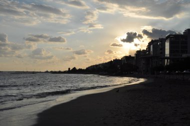 Kıbrıs'ta güzel Limasol Beach