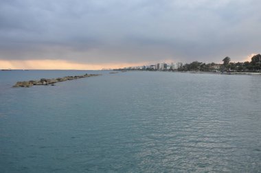 Kıbrıs'ta güzel Limasol Beach