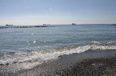 Kıbrıs'ta güzel Limasol Beach