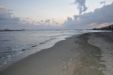 Kıbrıs'ta güzel Limasol Beach