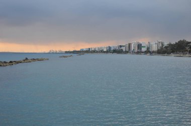 Kıbrıs'ta güzel Limasol Beach