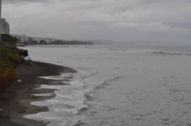 Kıbrıs'ta güzel Limasol Beach