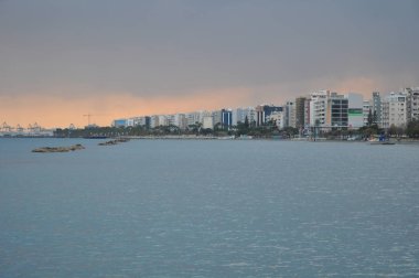 Kıbrıs'ta güzel Limasol Beach