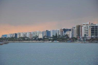 Kıbrıs'ta güzel Limasol Beach