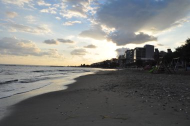 Kıbrıs'ta güzel Limasol Beach