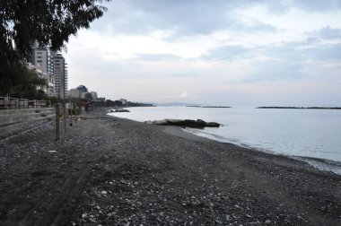 Kıbrıs'ta güzel Limasol Beach