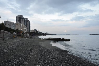 Kıbrıs'ta güzel Limasol Beach