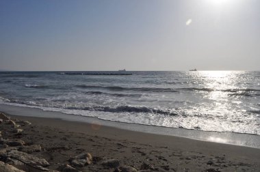 Kıbrıs'ta güzel Limasol Beach