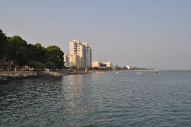 Kıbrıs'ta güzel Limasol Beach