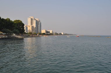Kıbrıs'ta güzel Limasol Beach