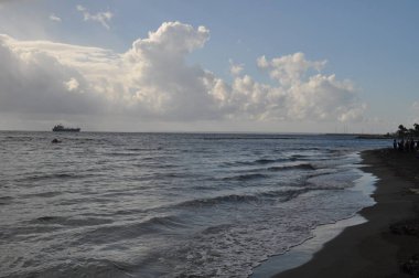 Kıbrıs'ta güzel Limasol Beach