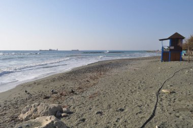 Kıbrıs'ta güzel Limasol Beach