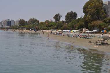 Kıbrıs'ta güzel Limasol Beach