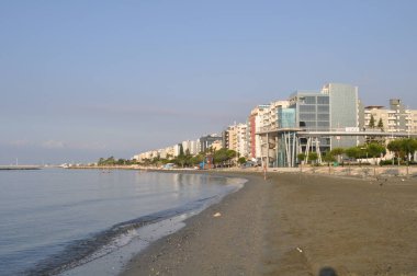 Kıbrıs'ta güzel Limasol Beach