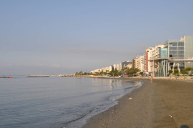 Kıbrıs'ta güzel Limasol Beach