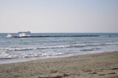 Kıbrıs'ta güzel Limasol Beach