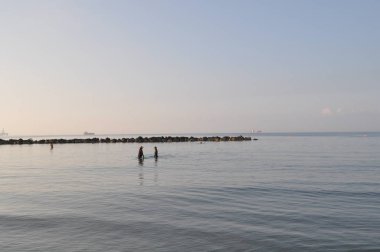 Kıbrıs'ta güzel Limasol Beach