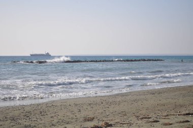 Kıbrıs'ta güzel Limasol Beach