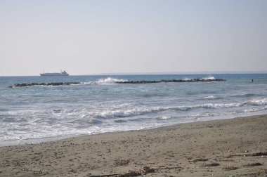 Kıbrıs'ta güzel Limasol Beach