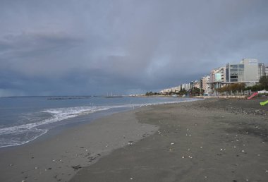 Kıbrıs'ta güzel Limasol Beach