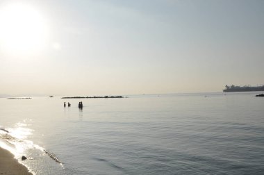 Kıbrıs'ta güzel Limasol Beach