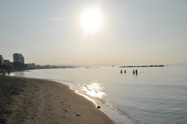 Kıbrıs'ta güzel Limasol Beach