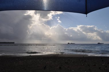 Kıbrıs'ta güzel Limasol Beach