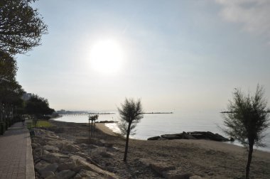 Kıbrıs'ta güzel Limasol Beach