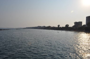 Kıbrıs'ta güzel Limasol Beach