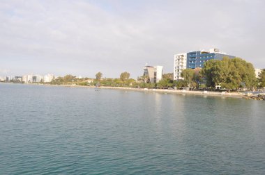 Kıbrıs'ta güzel Limasol Beach