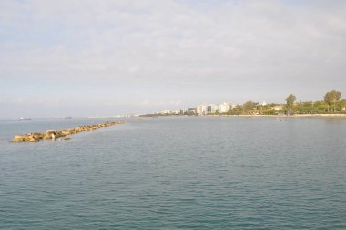 Kıbrıs'ta güzel Limasol Beach