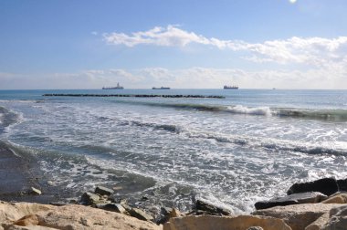 Kıbrıs'ta güzel Limasol Beach