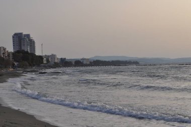 Kıbrıs'ta güzel Limasol Beach